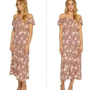 Flynn skye mauve floral dress size medium